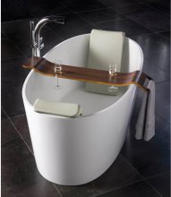 Фото товара Подголовник для ванны Victoria+Albert Luxury Backrest light gray