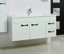 Фото товара Комплект мебели для ванной Акватон Диор 120 белый