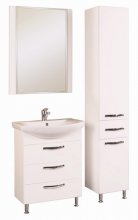 Фото товара Комплект мебели для ванной Акватон Ария Н 65 белая