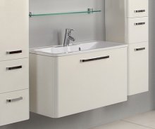 Фото товара Комплект мебели для ванной Акватон Валенсия 90 белый жемчуг