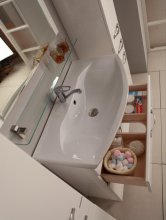 Фото товара Тумба для комплекта Акватон Ария 80 1A141701AA010 белая