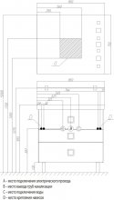 Фото товара Тумба для комплекта Акватон Стамбул 85 М 1A145901ST490 эбони светлый