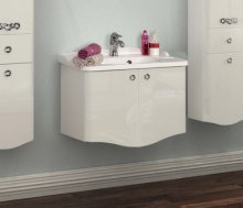 Фото товара Комплект мебели для ванной Акватон Венеция 65 белая