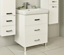 Фото товара Комплект мебели для ванной Акватон Америна М 70 белая