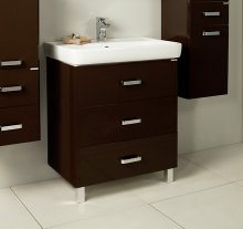 Фото товара Комплект мебели для ванной Акватон Америна М 70 темно-коричневая