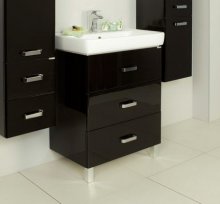 Фото товара Комплект мебели для ванной Акватон Америна М 70 черная