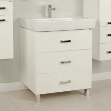 Фото товара Комплект мебели для ванной Акватон Америна М 80 белая