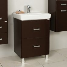 Фото товара Комплект мебели для ванной Акватон Акватон Америна Н 60 темно-коричневая