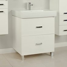 Фото товара Комплект мебели для ванной Акватон Америна Н 80 белая