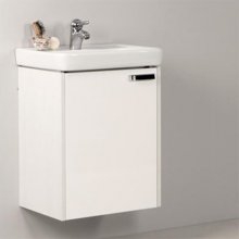 Фото товара Комплект мебели для ванной Акватон Йорк 50 М белый/выбеленное дерево