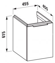 Фото товара Тумба для комплекта Laufen Kartell 4.0750.1.033.631.1