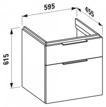 Фото товара Тумба для комплекта Laufen Kartell 4.0755.2.033.631.1