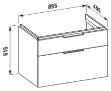 Фото товара Комплект мебели Laufen Kartell 4.0760.2.033.631.1