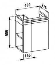 Фото товара Тумба для комплекта Laufen Pro S 4.8300.2.095.463.1 R