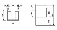 Фото товара Тумба для комплекта Laufen Pro 4.8303.4.095.423.1