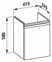 Фото товара Тумба для комплекта Laufen Pro S 4.8330.2.096.463.1