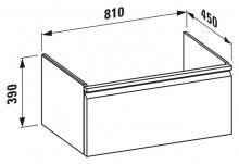 Фото товара Тумба для комплекта Laufen Pro S 4.8350.2.096.463.1