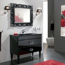 Фото товара Тумба для комплекта Cezares Orchidea 100 nero laccato