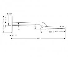 Фото товара Верхний душ Hansgrohe Raindance E Air 27372000