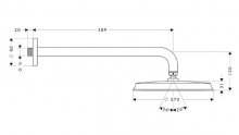 Фото товара Верхний душ Hansgrohe Raindance Classic AIR 27424000