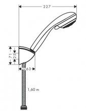 Фото товара Душевой набор Hansgrohe Crometta 85 Variojet 27559000 Porter'C