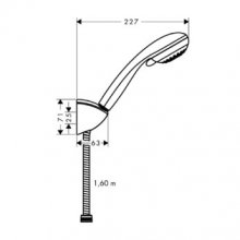 Фото товара Душевой набор Hansgrohe Crometta 85 Multi 27569000 Porter'C