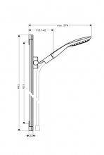 Фото товара Душевой гарнитур Hansgrohe PuraVida 27853000