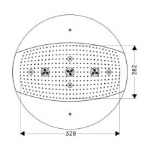 Фото товара Верхний душ Hansgrohe Raindance Rainmaker 28403000 без подсветки