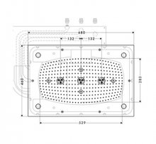 Фото товара Верхний душ Hansgrohe Raindance Rainmaker 28418000 с подсветкой