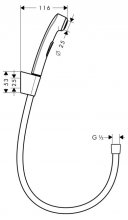 Фото товара Гигиенический душ Hansgrohe 32129000