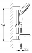 Фото товара Душевой гарнитур Grohe Relexa Rustic 130 27139000