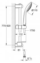 Фото товара Душевой гарнитур Grohe Euphoria 110 Champagne 27227001