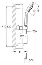 Фото товара Душевой гарнитур Grohe Euphoria 110 Massage 27231001