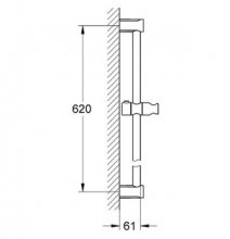 Фото товара Душевая штанга Grohe Tempesta New Cosmopolitan 27521000