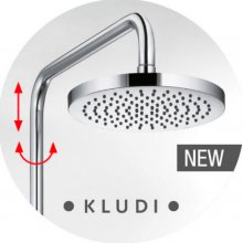 Фото товара Душевая стойка Kludi Zenta dual shower system 6609505-00