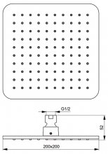 Фото товара Верхний душ Ideal Standard IdealRain Cube B0024AA