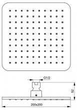 Фото товара Верхний душ Ideal Standard IdealRain Cube B0024AA