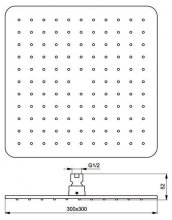 Фото товара Верхний душ Ideal Standard IdealRain Cube B0025AA