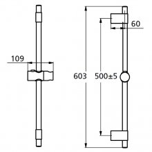 Фото товара Душевая штанга Ideal Standard IdealRain B9428AA