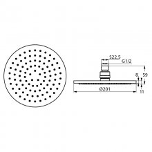 Фото товара Верхний душ Ideal Standard IdealRain B9442AA