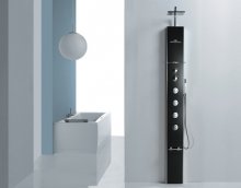 Фото товара Душевая панель Novellini Aqua 1 Cascata 1 CASC1VM-H черный