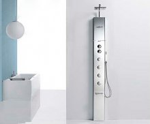 Фото товара Душевая панель Novellini Aqua 1 Cascata 1 CASC1VM-W зеркало