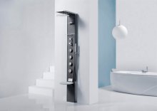 Фото товара Душевая панель Novellini Aqua 1 Cascata 3 CASC3VM-H черный