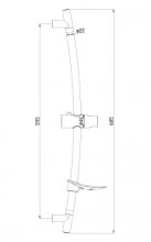 Фото товара Душевая штанга Lemark LM8064C