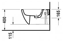 Фото товара Биде подвесное Duravit Happy D.2 2258150000