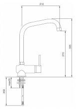 Фото товара Смеситель Italmix Industrial ID 0630 BAS для кухонной мойки