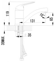 Фото товара Смеситель Lemark plus Advance LM1207C для раковины