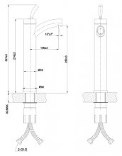 Фото товара Смеситель Lemark Element LM5109S для раковины