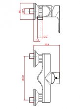 Фото товара Смеситель Gattoni H2OMIX 3000 3025С0 для душа