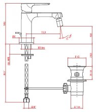 Фото товара Смеситель Gattoni H2OMIX 3000 3051С0 для биде